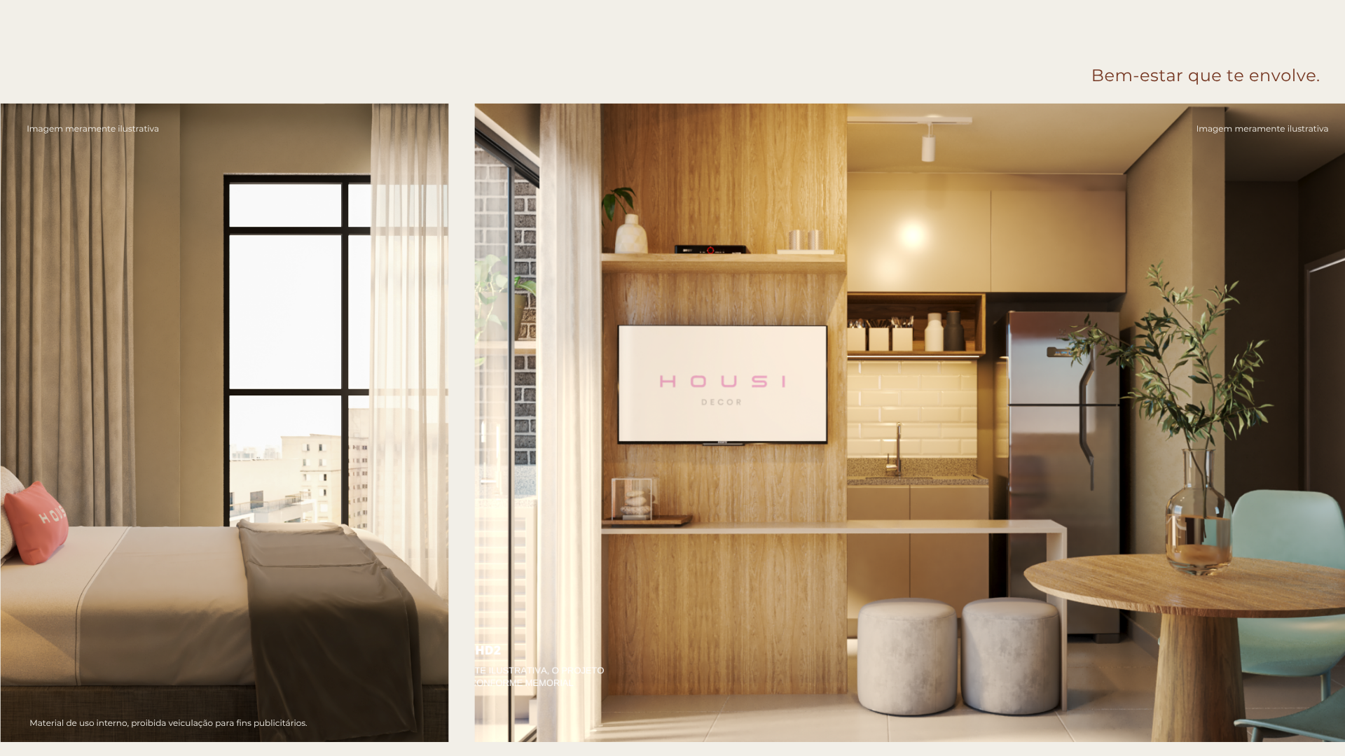 Apartamento do Casa Bella Suites com 50,20 m².